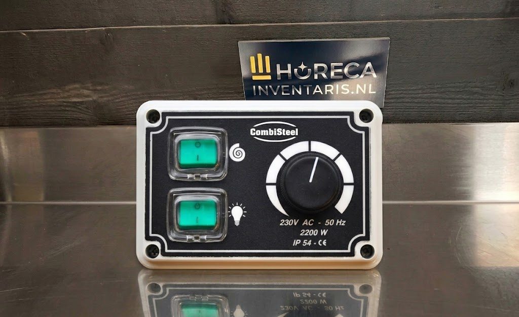 combisteel standenregelaar afzuigkap | draaiknop | lichtschakelaar | 230v