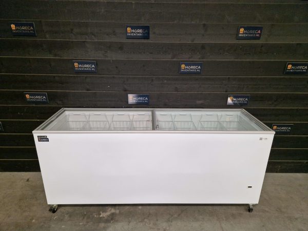 tefcold diepvrieskist | vriezer schuifdeksel glas | 670 liter | ic700sc