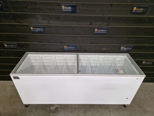 tefcold diepvrieskist | vriezer schuifdeksel glas | 670 liter | ic700sc