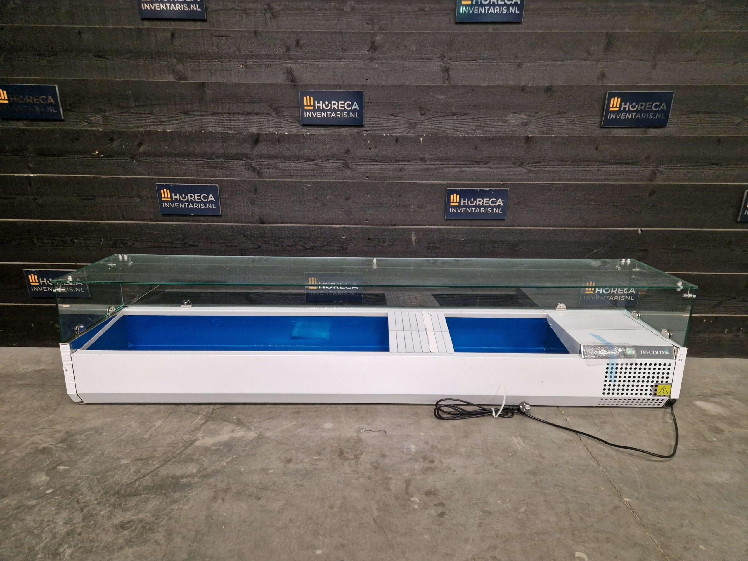 tefcold glasdeur koelkast | 1 deurs barkoeling | db105h