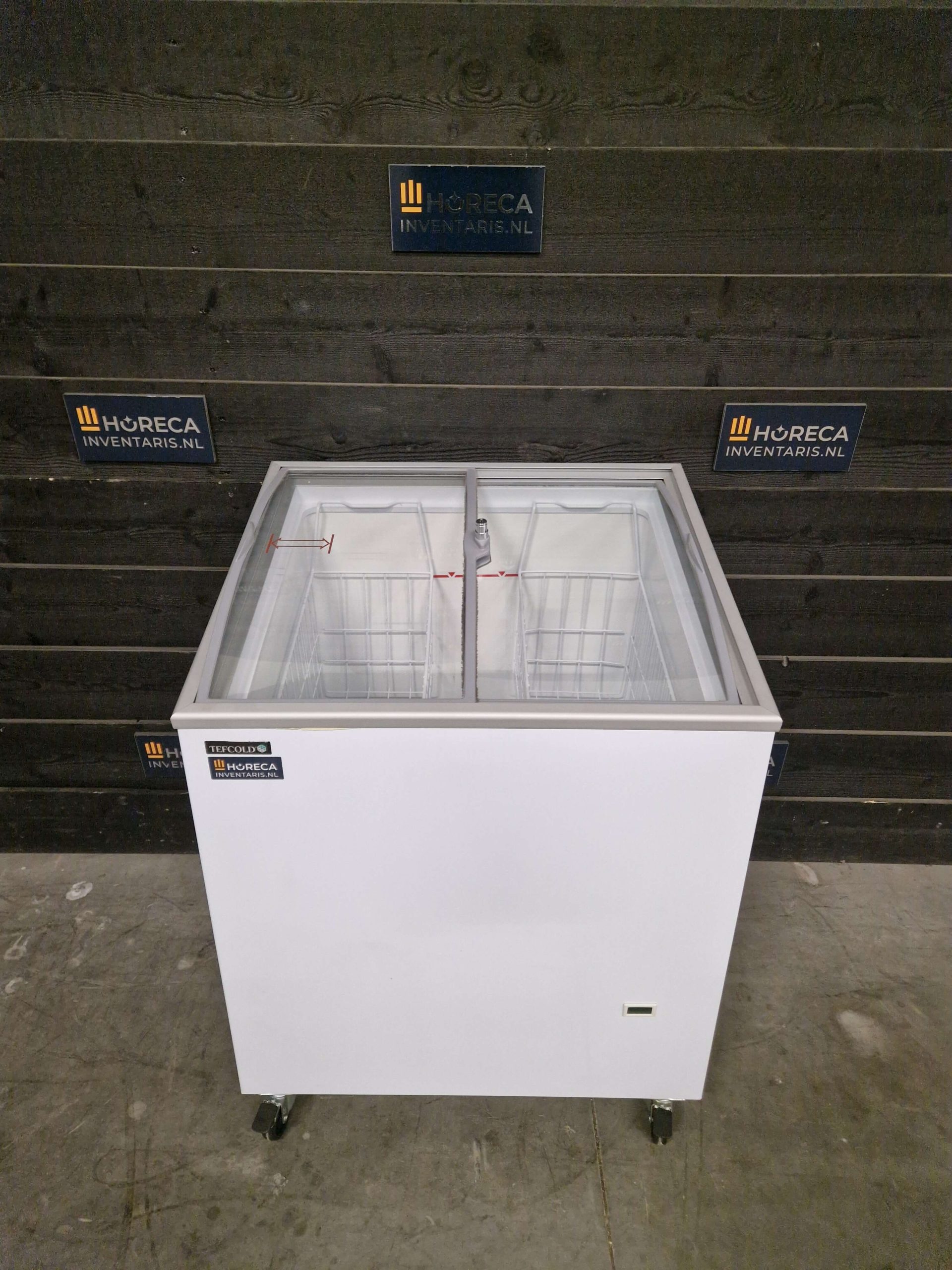 tefcold glasdeur koelkast | 1 deurs barkoeling | db105h