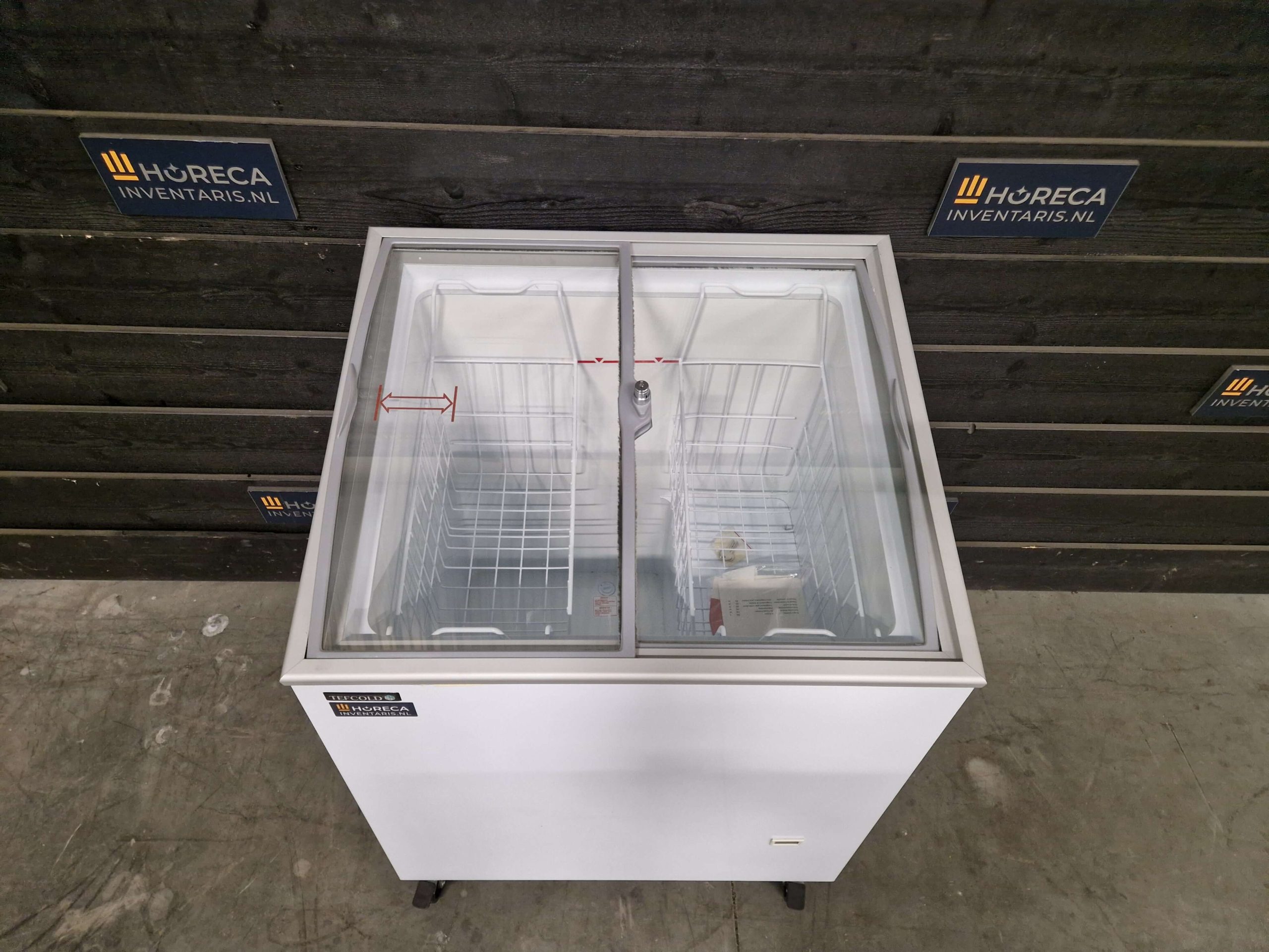 tefcold glasdeur koelkast | 1 deurs barkoeling | db105h