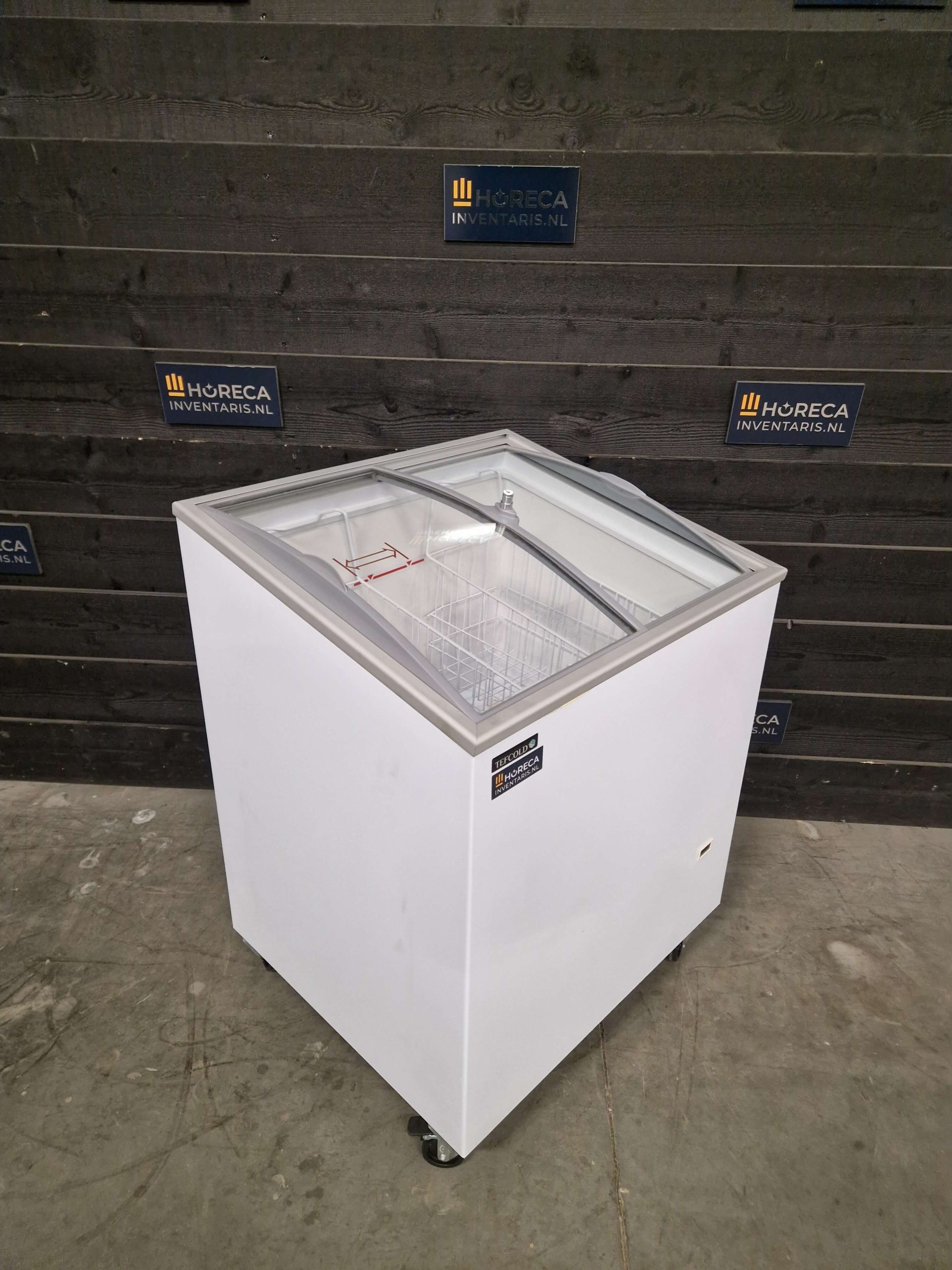 tefcold glasdeur koelkast | 1 deurs barkoeling | db105h