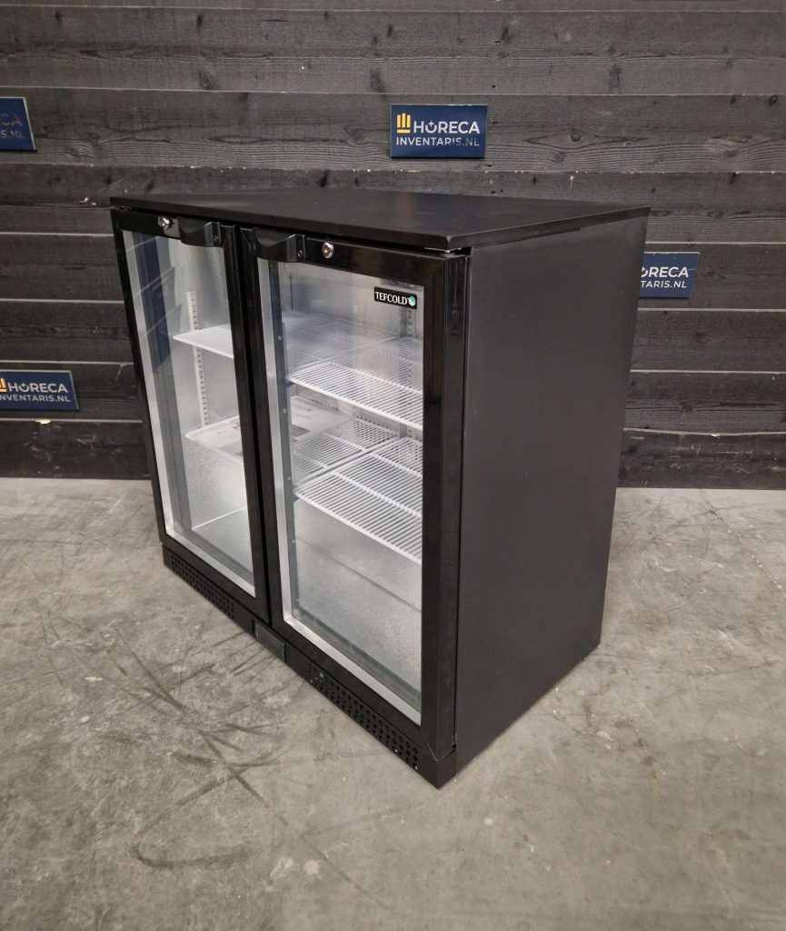 tefcold glasdeur koelkast | 1 deurs barkoeling | db105h