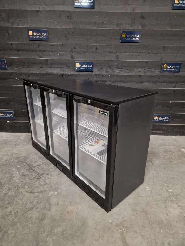 tefcold glasdeur koelkast | 1 deurs barkoeling | db105h