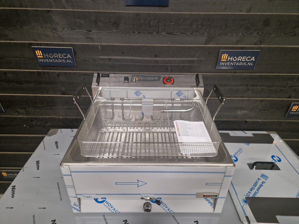 redfox oliebollen/vis friteuse | 16 liter | tafel model | elektrisch | 400v