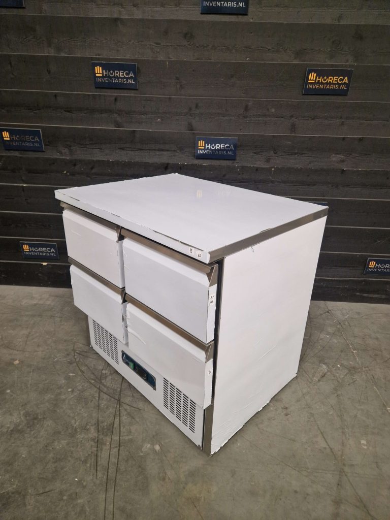 tefcold koelwerkbank | saladette | 3 deurs | rvs | sa1365 s/s