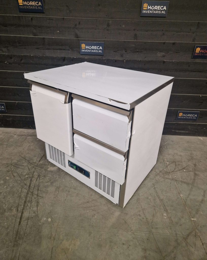 tefcold koelwerkbank | saladette | 3 deurs | rvs | sa1365 s/s