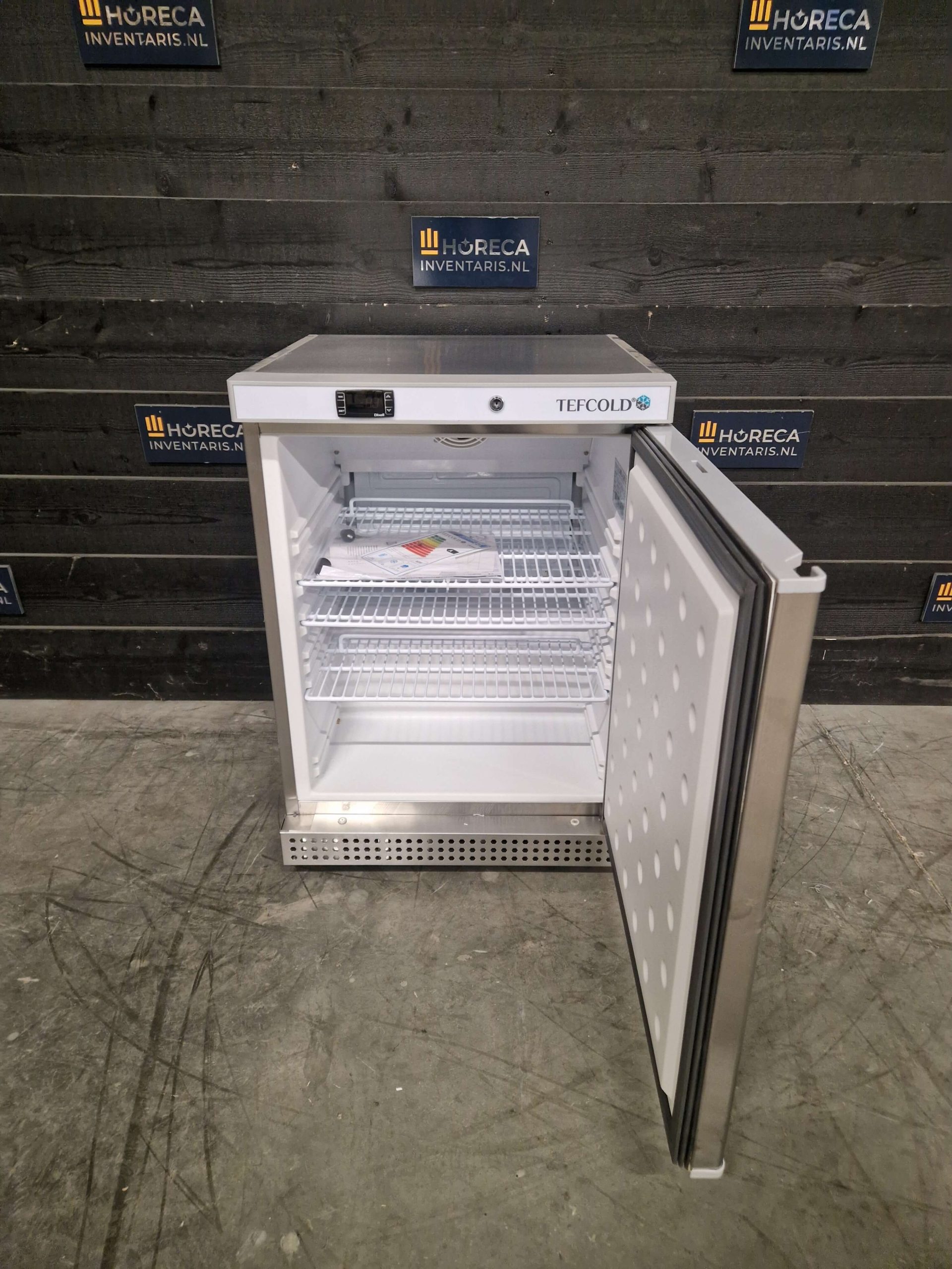 tefcold koelwerkbank | saladette | 3 deurs | rvs | sa1365 s/s