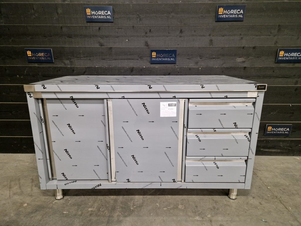 etagère | 1 niveau | rvs | 100 cm