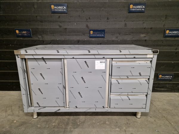 etagère | 1 niveau | rvs | 100 cm