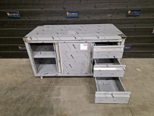 etagère | 1 niveau | rvs | 100 cm