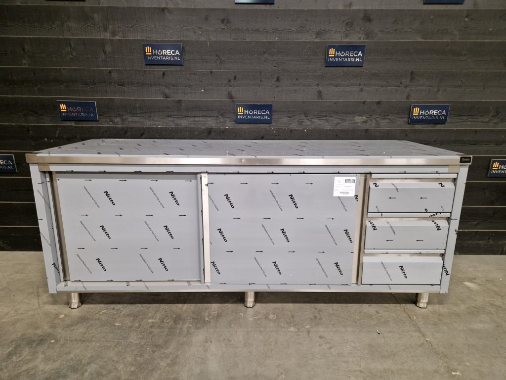 etagère | 1 niveau | rvs | 100 cm