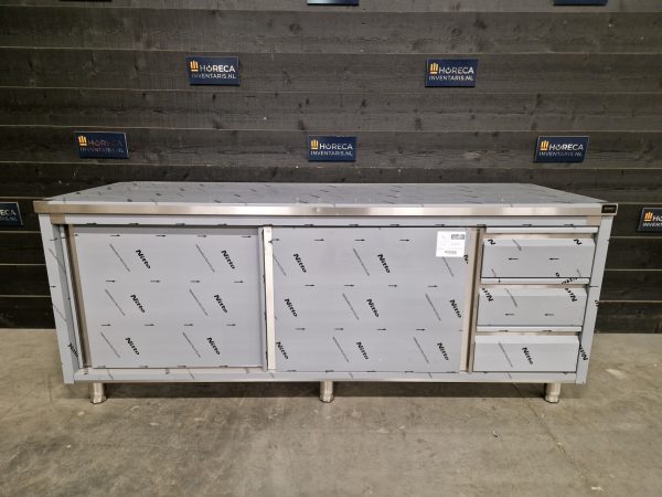 etagère | 1 niveau | rvs | 100 cm