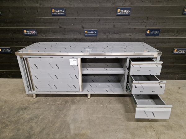 etagère | 1 niveau | rvs | 100 cm