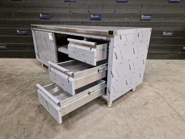 etagère | 1 niveau | rvs | 100 cm