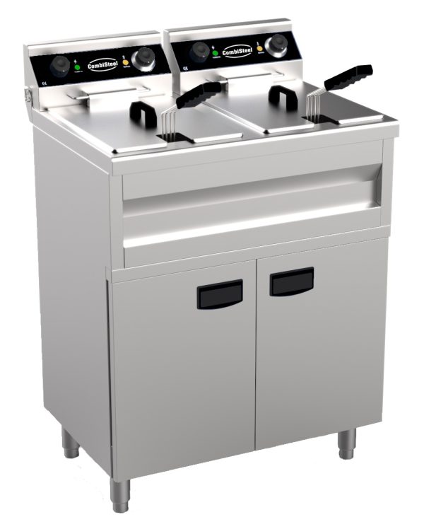 Combisteel friteuse | 2x9 liter | elektrisch | 230V