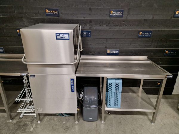 rhima vaatwasser | doorschuifvaatwasser | aan en afvoertafel | 400v | wd1712008
