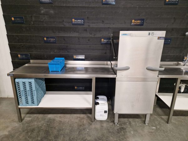 winterhalter vaatwasser | doorschuifvaatwasser | aan en afvoertafel | 400v | gs502