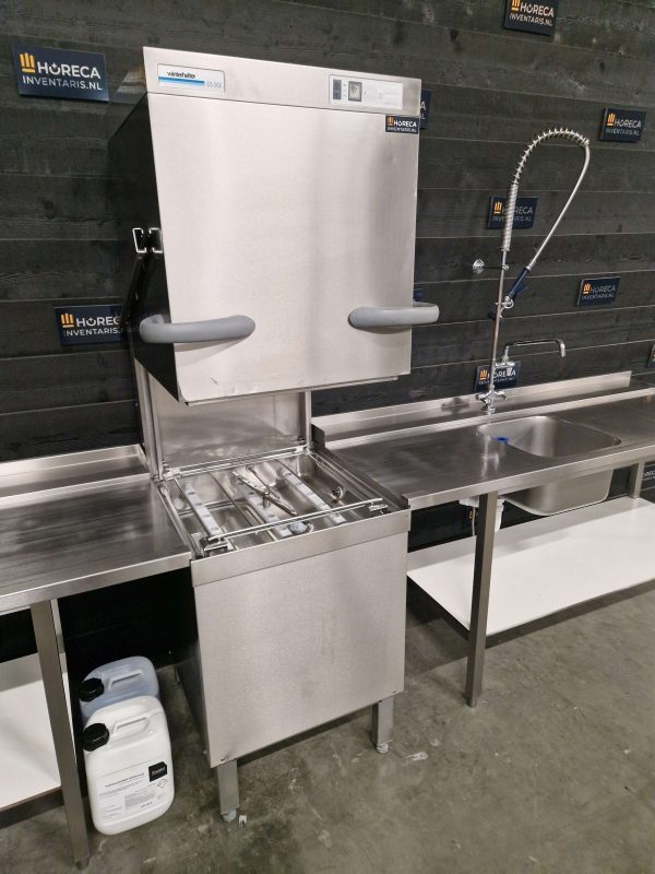 winterhalter vaatwasser | doorschuifvaatwasser | aan en afvoertafel | 400v | gs502