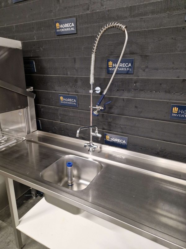 winterhalter vaatwasser | doorschuifvaatwasser | aan en afvoertafel | 400v | gs502