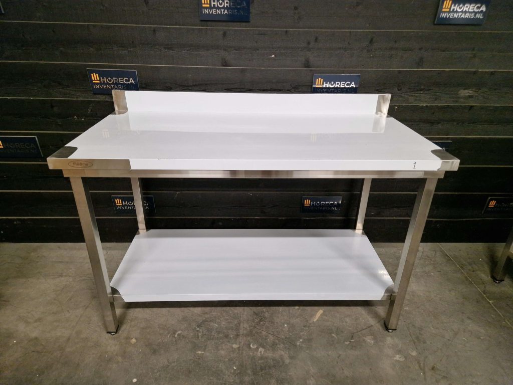 werktafel |opstaande rand | rvs | 100x60 cm (kopie)