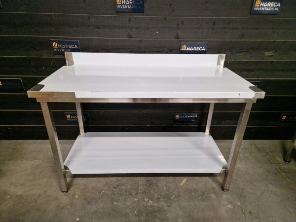 werktafel |opstaande rand | rvs | 100x60 cm (kopie)