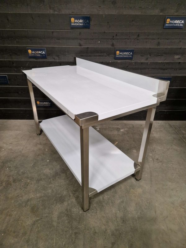 werktafel |opstaande rand | rvs | 100x60 cm (kopie)