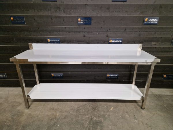 werktafel |opstaande rand | rvs | 100x60 cm (kopie)
