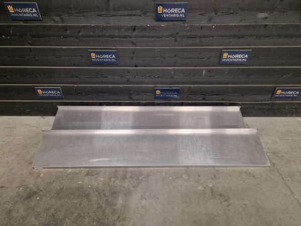 wandschap | 2 niveaus | rvs | 180 cm