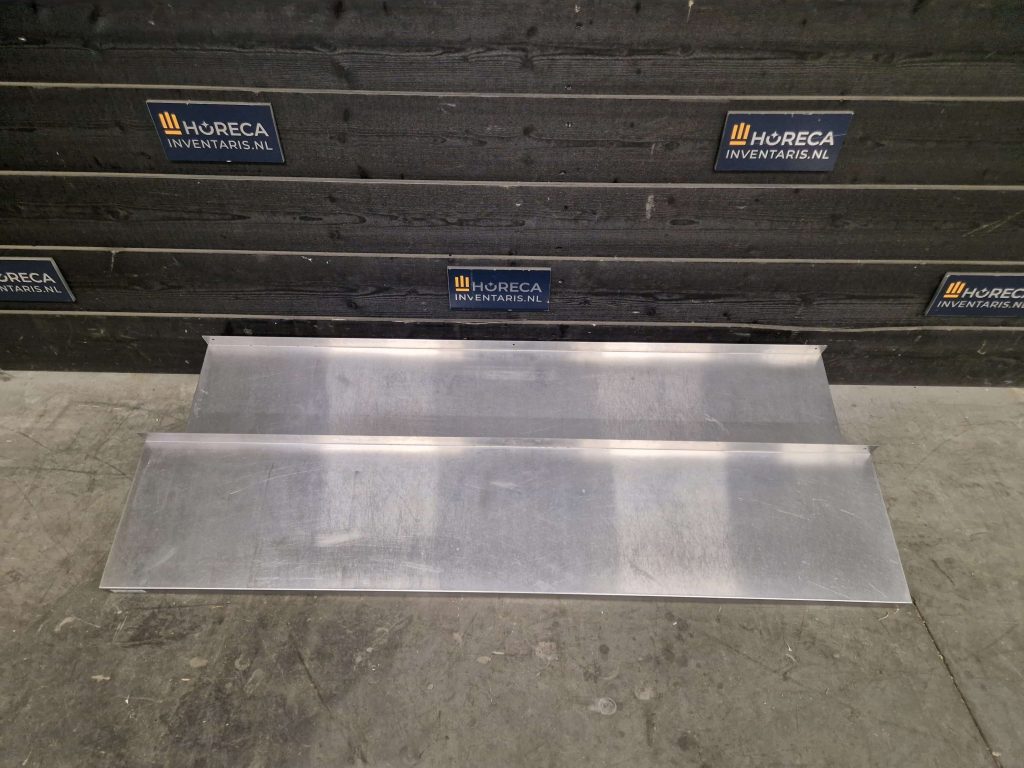 wandschap | 2 niveaus | rvs | 180 cm