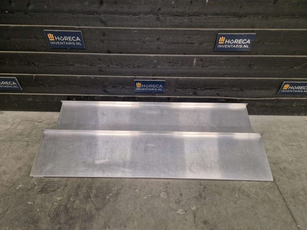 wandschap | 2 niveaus | rvs | 180 cm