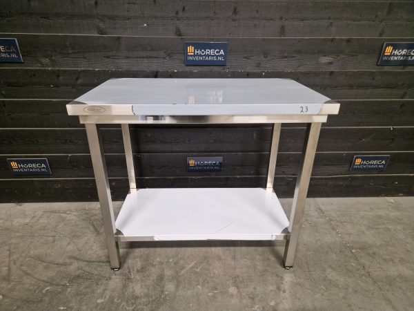 werktafel | opstaande rand | rvs | 80x70 cm