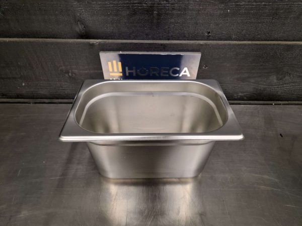 gastronorm bak | 1/1 gn | 15 cm diep | rvs