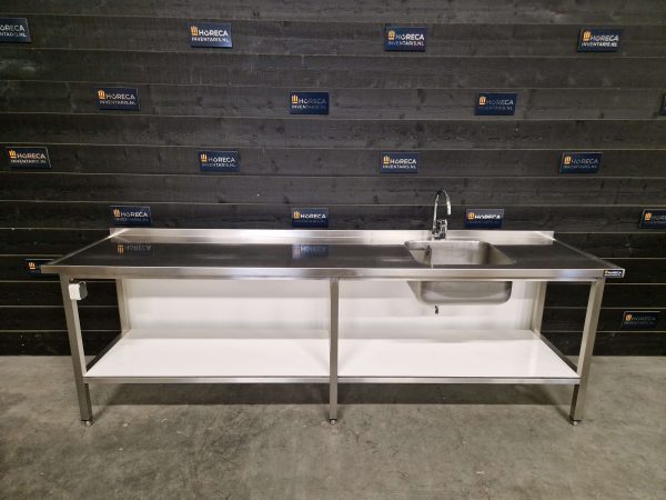 werkbank | trespa | rvs | 200cm