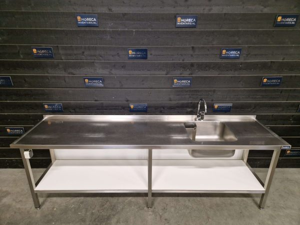 werkbank | trespa | rvs | 200cm