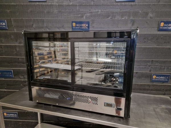 koel/vleesvitrine | ggm gastro | 250 cm | 2 glazen schuifdeuren | 230v