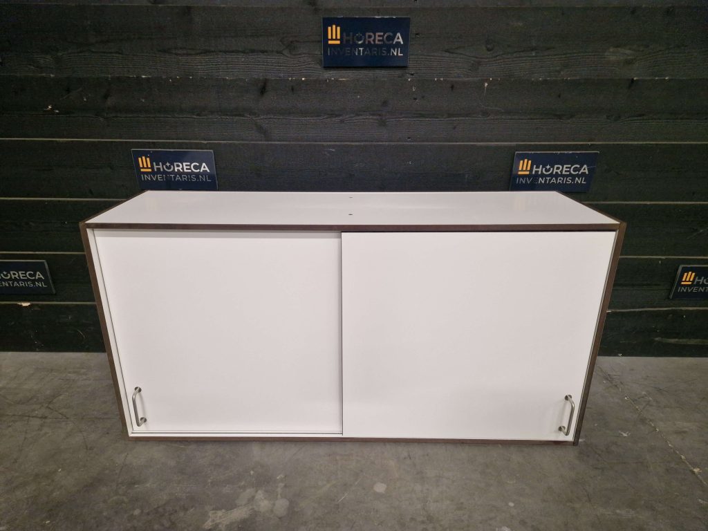 werktafel | prullenbak gat | rvs | 120cm