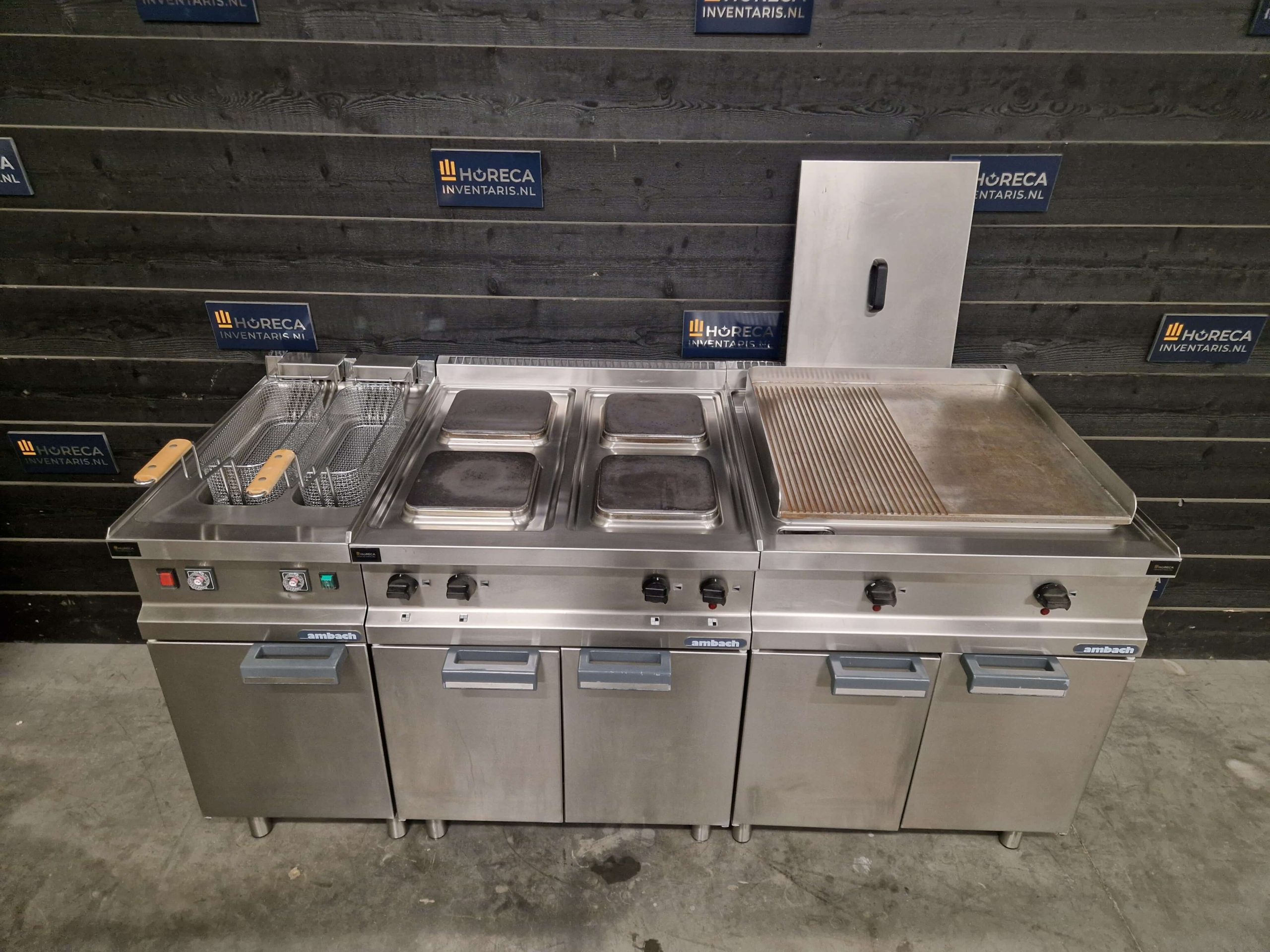 werktafel | prullenbak gat | rvs | 120cm