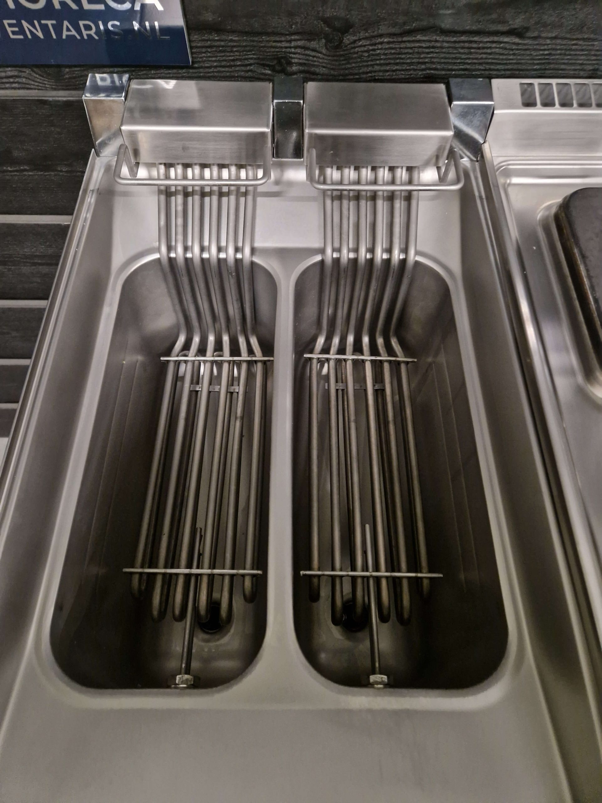 werktafel | prullenbak gat | rvs | 120cm