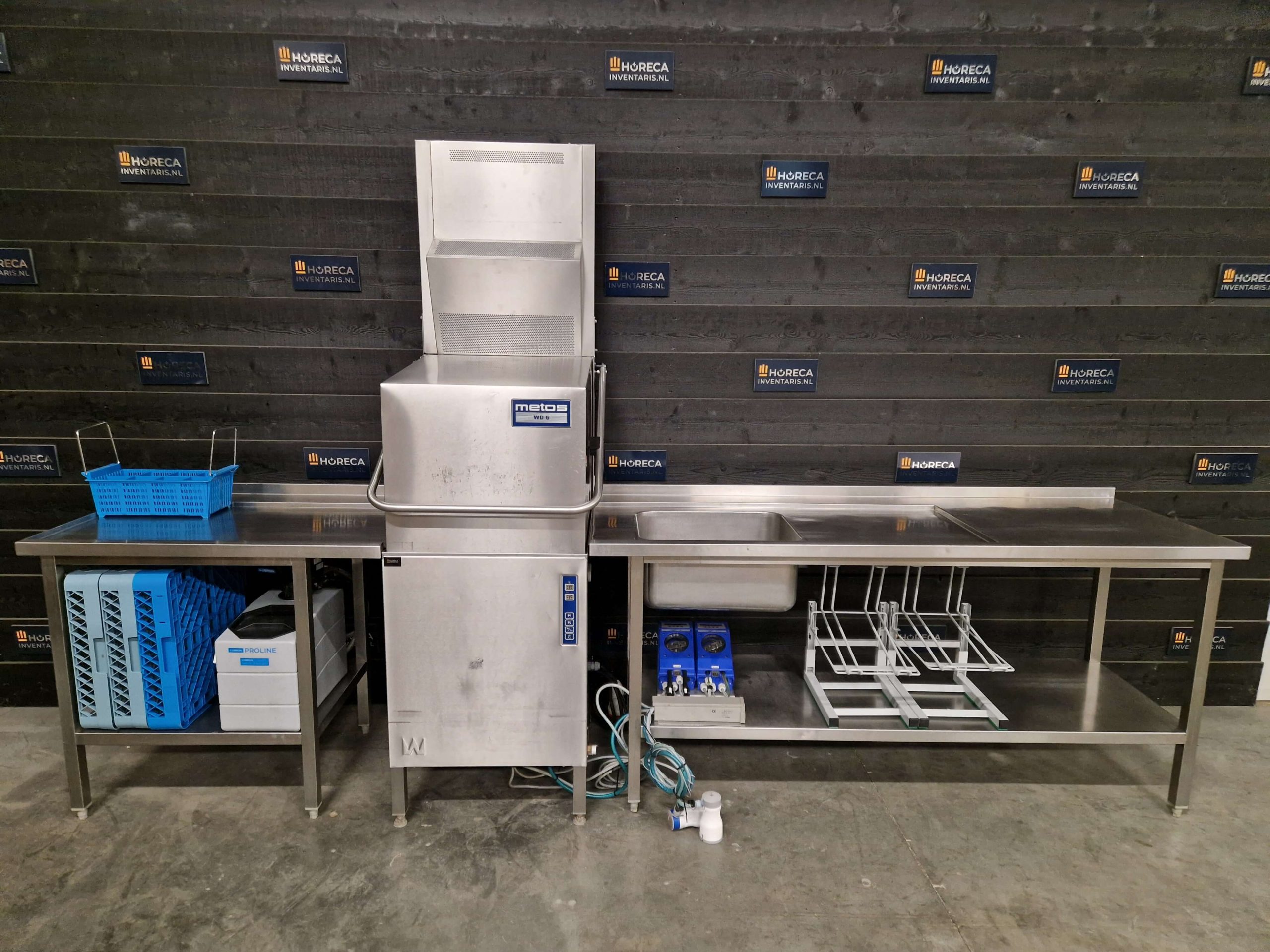 doorschuifvaatwasser | vaatwasstraat | rhima | wd 6 | 400v