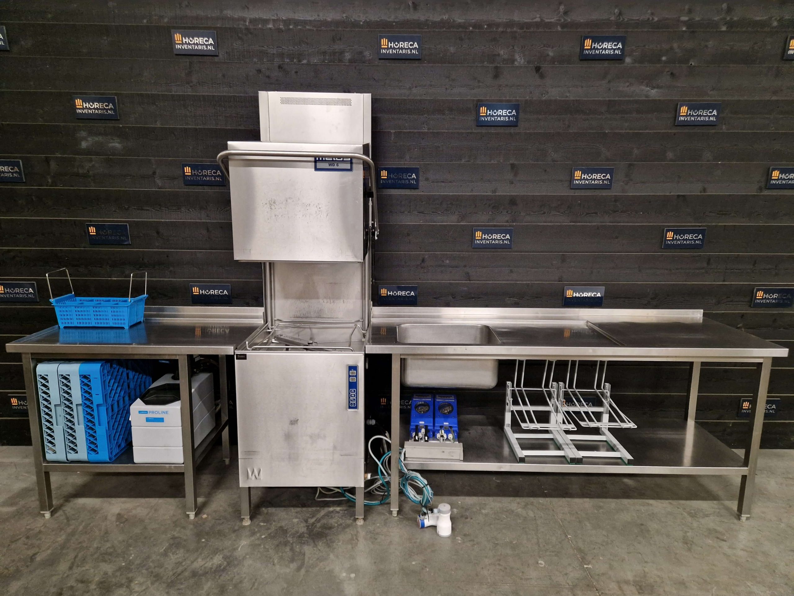 doorschuifvaatwasser | vaatwasstraat | rhima | wd 6 | 400v