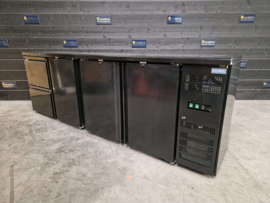barkoeling | koelwerkbank | polar | 3 deurs | 2 lades | 230v