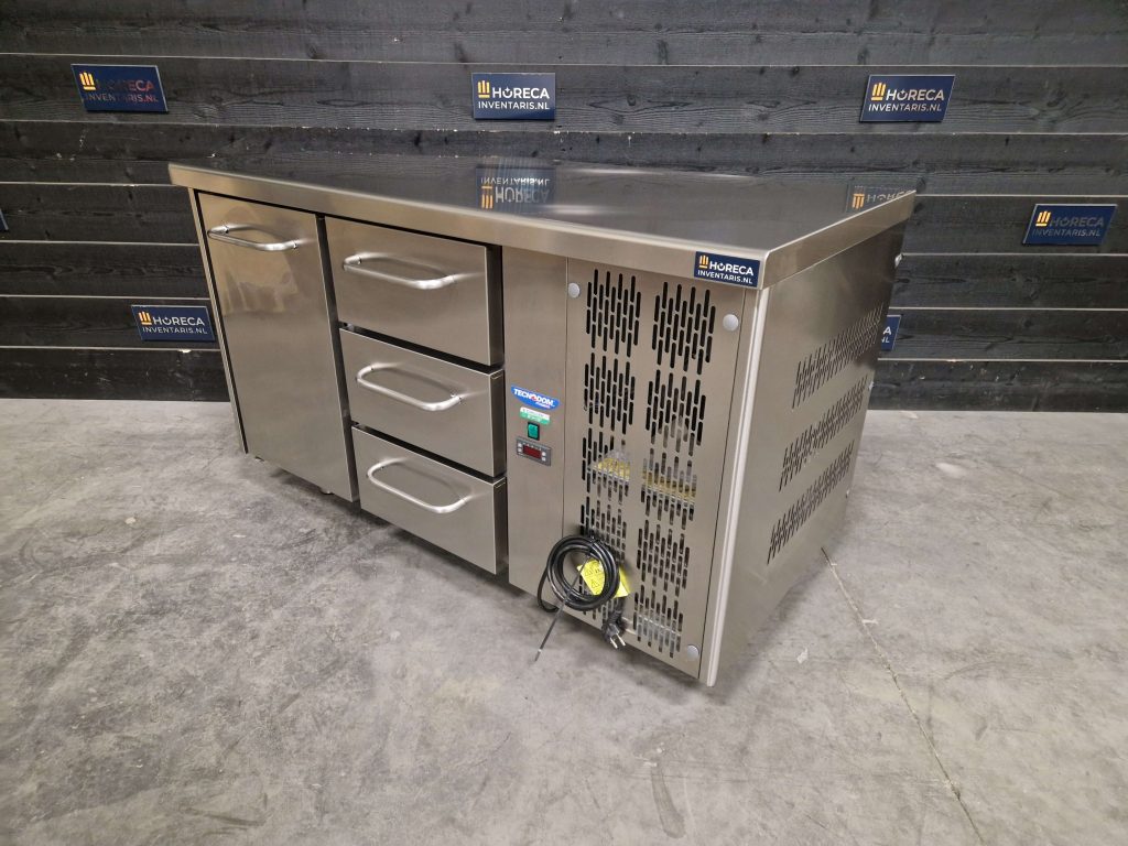 aan en afvoertafel | wastafel | 120cm | rvs | horeca