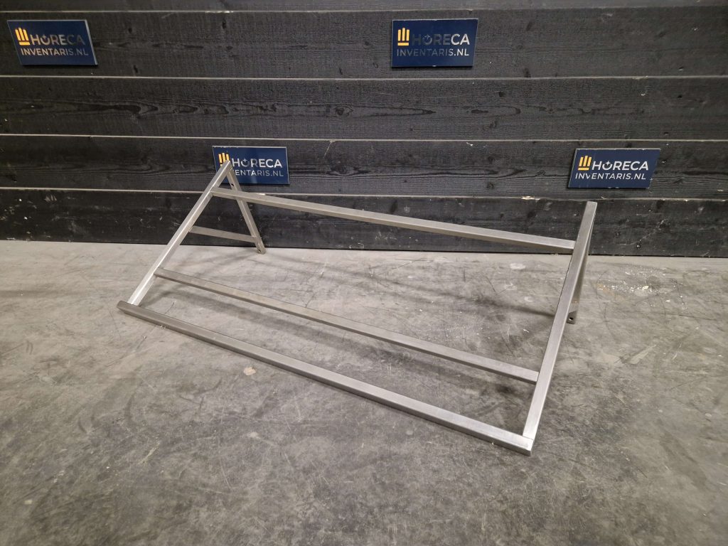 aan en afvoertafel | wastafel | 120cm | rvs | horeca